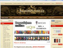 Tablet Screenshot of kourimelevne.cz